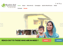 Tablet Screenshot of muslimaidsl.org
